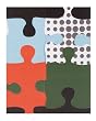 The Gift Wrap Company Metro Puzzle Fold-over Gift Card Holder (Pack of 12)