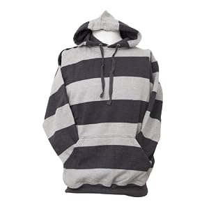 Mens Striped Hooded Sweatshirt Top/Hoodie (2 Designs)