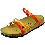 BIRKENSTOCK ビルケンシュトック　Betula Stripes Cross　ストライプス クロス サンダル　752123　 レッド/オレンジ