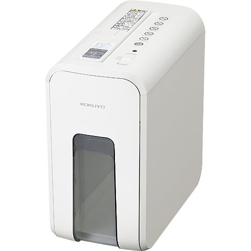 コクヨS&T 超静音 パーソナル シュレッダー RELISH A4を折らずに5枚まで同時細断 8リットル スノーホワイト KPS-X80W