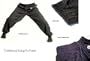 Kung Fu Pants Black Adult Sizes