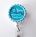 I'm a Nurse What's Your Superpower Aqua - Name Badge Holder - Cute Badge Reels - Nurse Badge - Nurse Gift - Nursing Badge - RN Badge