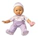 Little Mommy Real Loving Baby Cuddle and Coo Doll - Caucasian (Lavender/White Velour)