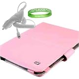 Amazon Kindle Accessories Kit for Amazon Kindle 2nd Generation Reading Device With A ** PINK ** Kroo Kindle Melrose Leather Cover + White Rapid Amazon Kindle Car Charger + Vangoddy tm, Live * Laugh * Love Wrist Band!!!