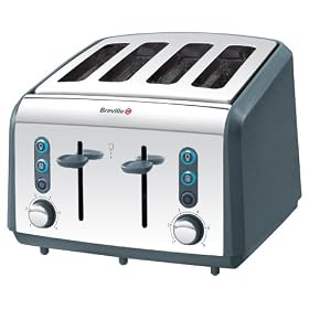 Breville VTT206 Polished Stainless Steel 4 Slice Toaster