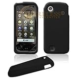 Premium Black Soft Silicone Gel Skin Cover Case for LG Chocolate Touch VX85 ....