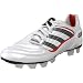 adidas Women's Predator Absolado X Trx Fg Soccer Cleat,Predator Running White Metallic/Black/Collegiate Red,6.5 M US