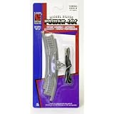 Life-Like Trains Power-Loc N Scale Track - 9.75 Radius Curved Terminal Rerailer, Nickel...