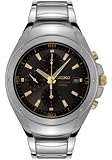 Seiko Mens Metallic Bronze Dial Stainless Steel Chronograph SND783P1
