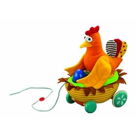 Wonderworld Wooden Pull-Along Nesting Hen Toy