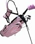 Linksman Golf 3-5 Year Old Girls Right Handed Junior Set w/ Stand Bag