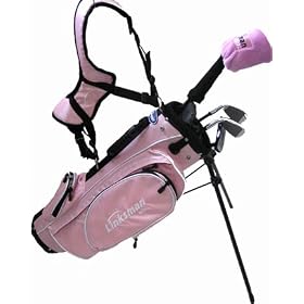 Linksman Golf 3 5 Year Old Girls Right Handed Junior Set w/ Stand Bag Linksman Golf 3-5 Year Old Girls Right Handed Junior Set w/ Stand Bag