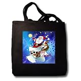 Milas Art Christmas - Santa on the roof - Tote Bags