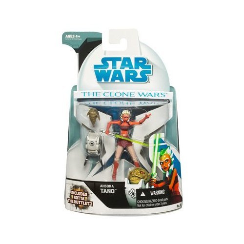 Star Wars Clone Wars Animated Action Figure No. 9 Ahsoka Tano with Rotta the Huttlet