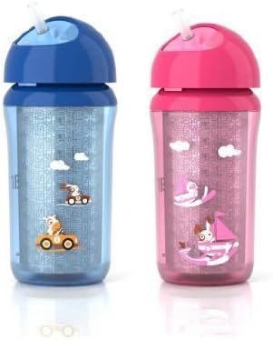 Philips Avent Straw Cup 9 oz, Colors May Vary by Philips Agent