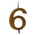 Glow-in-the-Dark House Number - 6