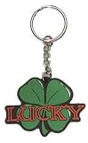 Lucky Leaf Clover Key Chain By Yujean
