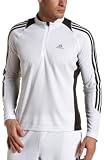 adidas Mens Response Long Sleeve Half Zip Tee