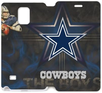 AliceStore Dallas Cowboys Logo Simple Stripes Case for SamSung Galaxy Note4 (Laser Technology)
