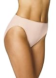 Hanes Women's Body Creations Microfiber Hi-Cut Panties 3 Pack