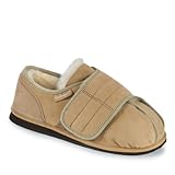 FootSmart Men's / Women's Genuine Sheepskin Wrap Slippers