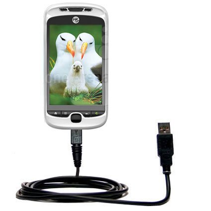 Classic Straight USB Cable for the HTC Espresso with Power Hot Sync and Charge capabilities - uses Gomadic TipExchange Technology