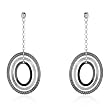 Made in Italy Nice Earrings in 925 Sterling silver. Total item weight 9.7g Length 85mm