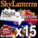 Sky Lanterns - White (Or colour for day or night use)