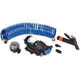 Jabsco 31605-0092 Marine ParMax 3 Washdown Water Pump Kit (3.5-GPM, 50-PSI, 12-Volt, 15-Amp)