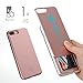 DesignSkin Slider Slim S2 Dual PC Layer Wallet Case with Card Slot for iPhone 7 Plus - Rose Gold