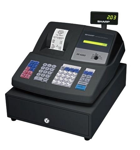 SHARP Kasse XE-A203B - Schwarz