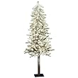 5' Flocked Alpine Pre-Lit Tree