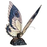 Meyda Tiffany 48016 Accent Lamp, Mahogany Bronze Finish with Stained Art