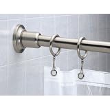 Marina 6' Shower Rod Satin Nickel