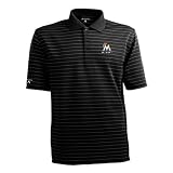 Miami Marlins Elevate Striped Polo Shirt - Small