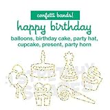Stretchy Shapes Silly Bands, Animal Bands 24 Band Pack, Happy Birthday, Balloons, Birthday Cake, Party Hat, Cupcake, Present, Party Horn Confetti Bands