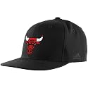 adidas Chicago Bulls Black Basic Logo Fitted Hat