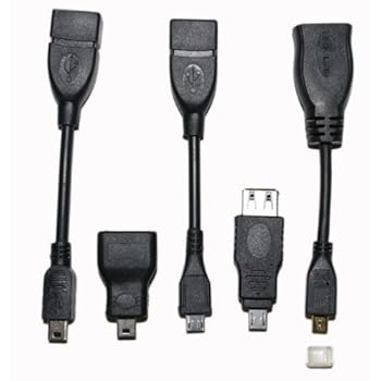 Bobj Android Tablet Adapter Set - 5-Pack de Adapteurs pour Tablette Android et Articles Electroniques: Micro USB OTG; Mini USB OTG; Micro USB Client; Mini USB Client; Micro HDMI to full-sized HDMI. Bobj Android Tablet Adapter Set - 5-Pack de Adapteurs pour Tablette Android et Articles Electroniques: Micro USB OTG; Mini USB OTG; Micro USB Client; Mini USB Client; Micro HDMI to full-sized HDMI.