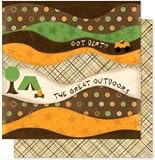 Bo Bunny Press - U Bug Me Collection - 12 x 12 Double Sided Paper - U Bug Me Dot