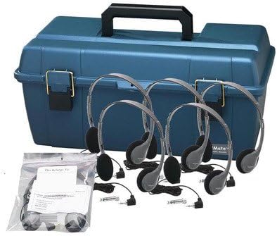 HMLLCP24HA2V - Hamilton Buhl Lab Pack, 24 HA2V Personal Headphones in a Carry Case