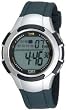 Timex Men's T5K239 Black Resin Quartz Watch with Grey Dial