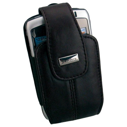 BlackBerry Leather Swivel Holster for 8300 Series Handsets - Black
