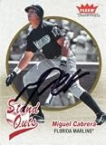 Miguel Cabrera Autographed/Hand Signed 2004 Fleer Card