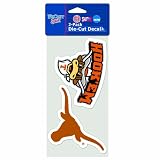 NCAA Texas Longhorns 4-by-8 Die Cut Decal