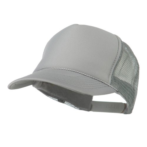 Foam Front Golf Style Mesh Back Cap - Grey