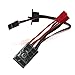 Powerday RC 10A ESC Brushed Speed Controller for 1/16 18 24 Car Boat Tank w/o Brake This ESC can work with 130/180/260/280/380 Brushed Motor(Without brake ESC 1pcs)
