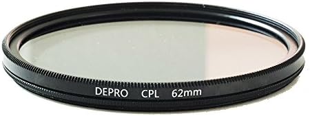 DEPRO 62mm Circular Polarizer CPL Filter For Pentax Canon Nikon 62mm DSLR Lens Kit
