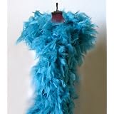 100g Teal Feather Chandelle Boa 72inch Long Halloween Pary Costume