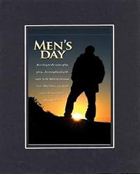 Men's Day . . . 8 x 10 Inches Biblical/Religious Verses set in Double Beveled Matting - A Timeless and Priceless Poetry Keepsake Collection
