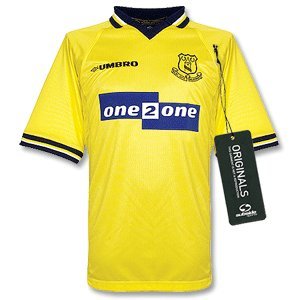 98-99 Everton 3rd Jersey - Players-XL